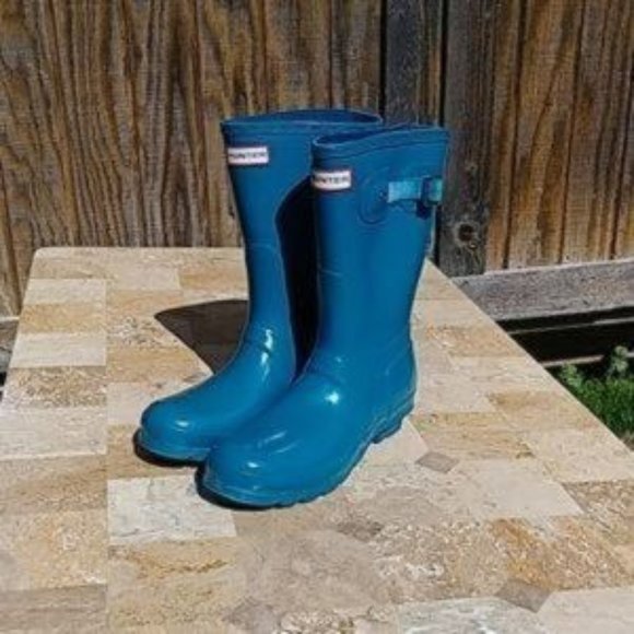 Womens boots Hunter Rainboots Size 8 - Picture 5 of 8
